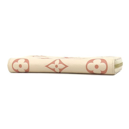 Louis Vuitton Wallet Zippy Monogram Empreinte Bicolor Leather Cream Rose — view 3