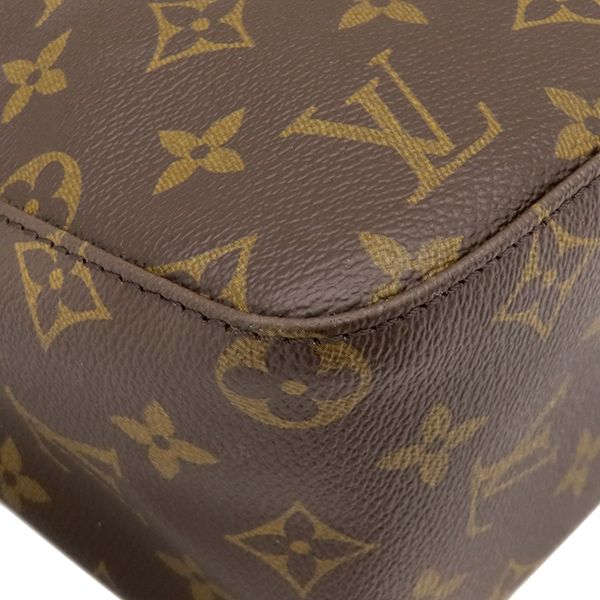 Louis Vuitton Handbag Looping MM Monogram Canvas Gold Brown One Handle — view 4