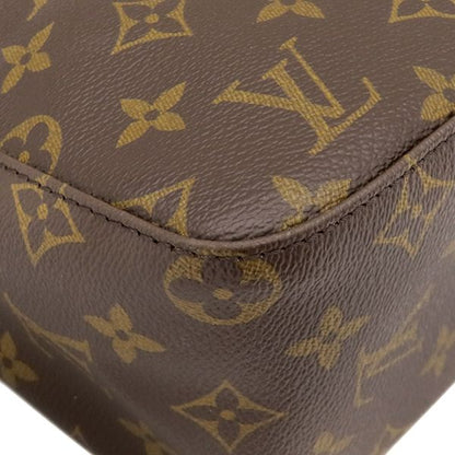 Louis Vuitton Handbag Looping MM Monogram Canvas Gold Brown One Handle — view 4
