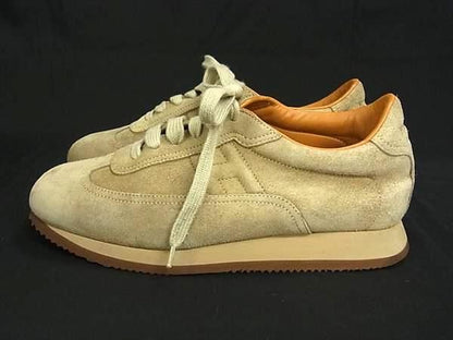 Hermes Quick Suede Shoes Beige — view 3