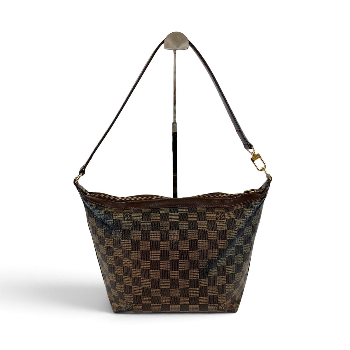 Louis Vuitton Illovo MM Pouch Damier Leather Brown — view 3