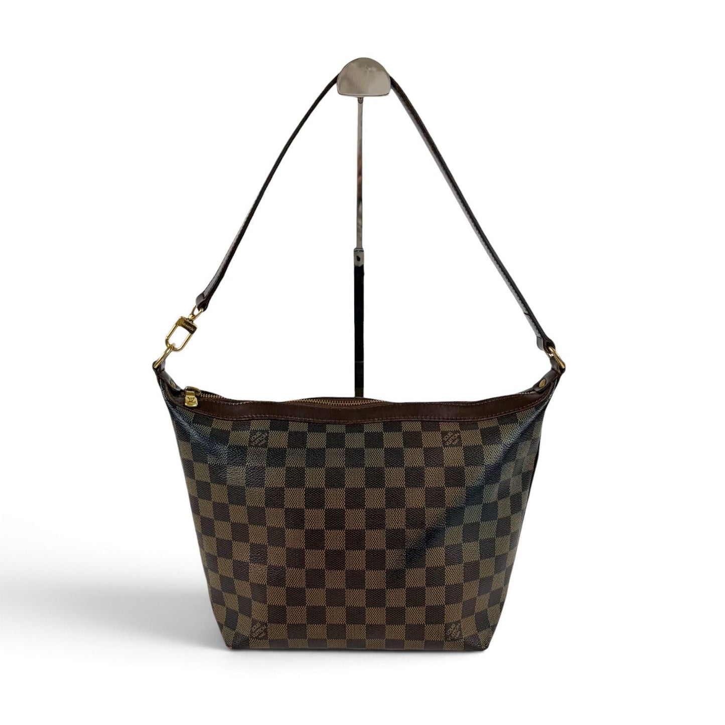 Louis Vuitton Illovo MM Pouch Damier Leather Brown — view 2
