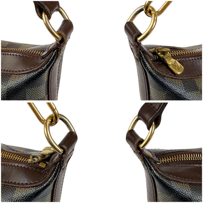Louis Vuitton Illovo MM Pouch Damier Leather Brown — view 5
