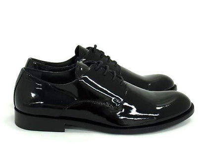 Dior Patent Leather Derby Shoes Children Kids Black — view 2