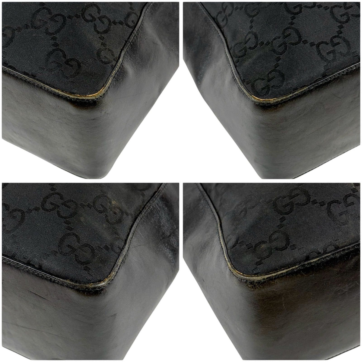 Gucci GG Nylon Canvas Hobo Black — view 4