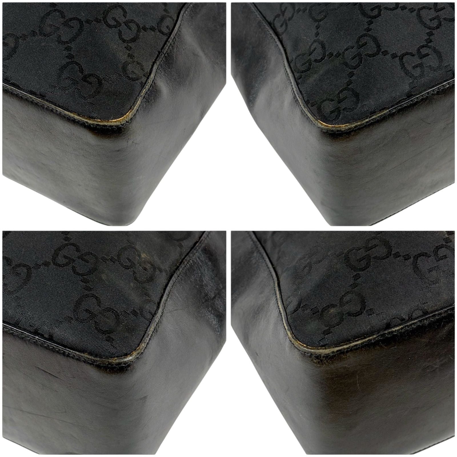 Gucci GG Nylon Canvas Hobo Black — view 4