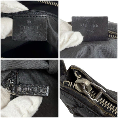 Gucci GG Nylon Canvas Hobo Black — view 7