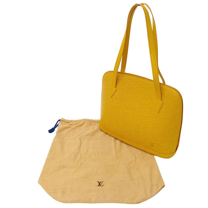 Louis Vuitton Epi Tote Shoulder Bag Lussac Tassili Yellow — view 7