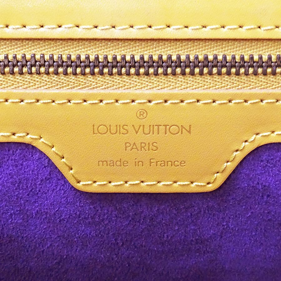 Louis Vuitton Epi Tote Shoulder Bag Lussac Tassili Yellow — view 6