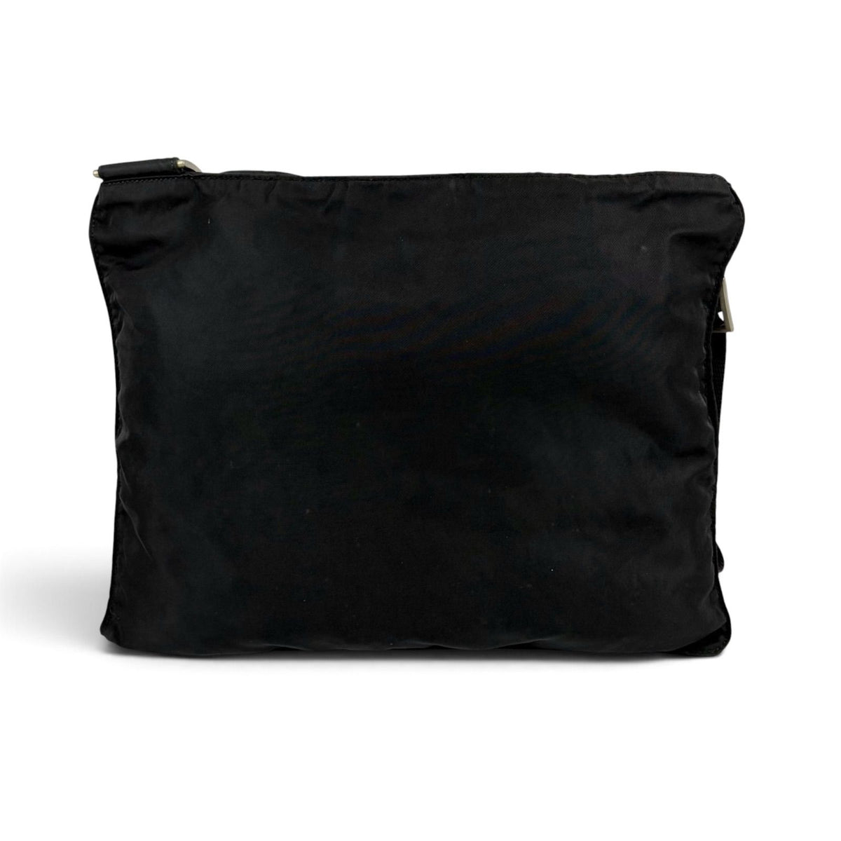 Prada Triangle Logo Cross Tessuto Nylon Black Crossbody — view 3