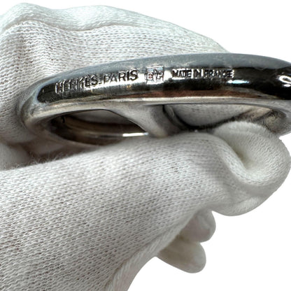 Hermes Chaine D'Ancre Scarf Ring Silver — view 5