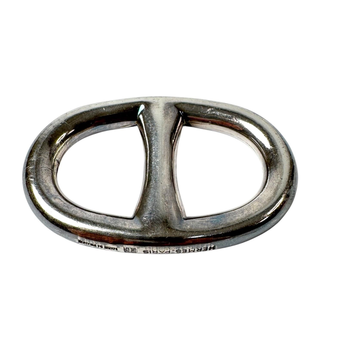 Hermes Chaine D'Ancre Scarf Ring Silver — view 4