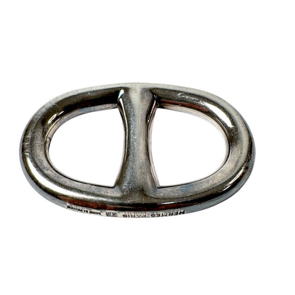 Hermes Chaine D'Ancre Scarf Ring Silver — view 4