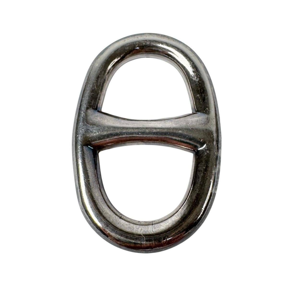 Hermes Chaine D'Ancre Scarf Ring Silver