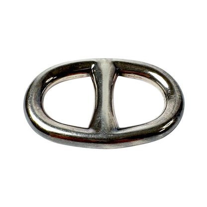 Hermes Chaine D'Ancre Scarf Ring Silver — view 3