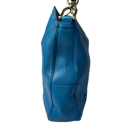 Gucci Bamboo Diana 2-Way Leather Shoulder Bag Blue — view 4