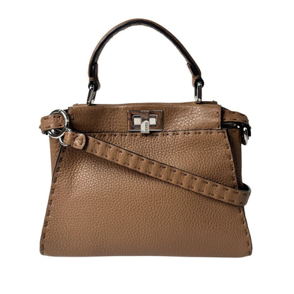 Fendi Peekaboo Selleria 2-Way Mini Shoulder Bag
