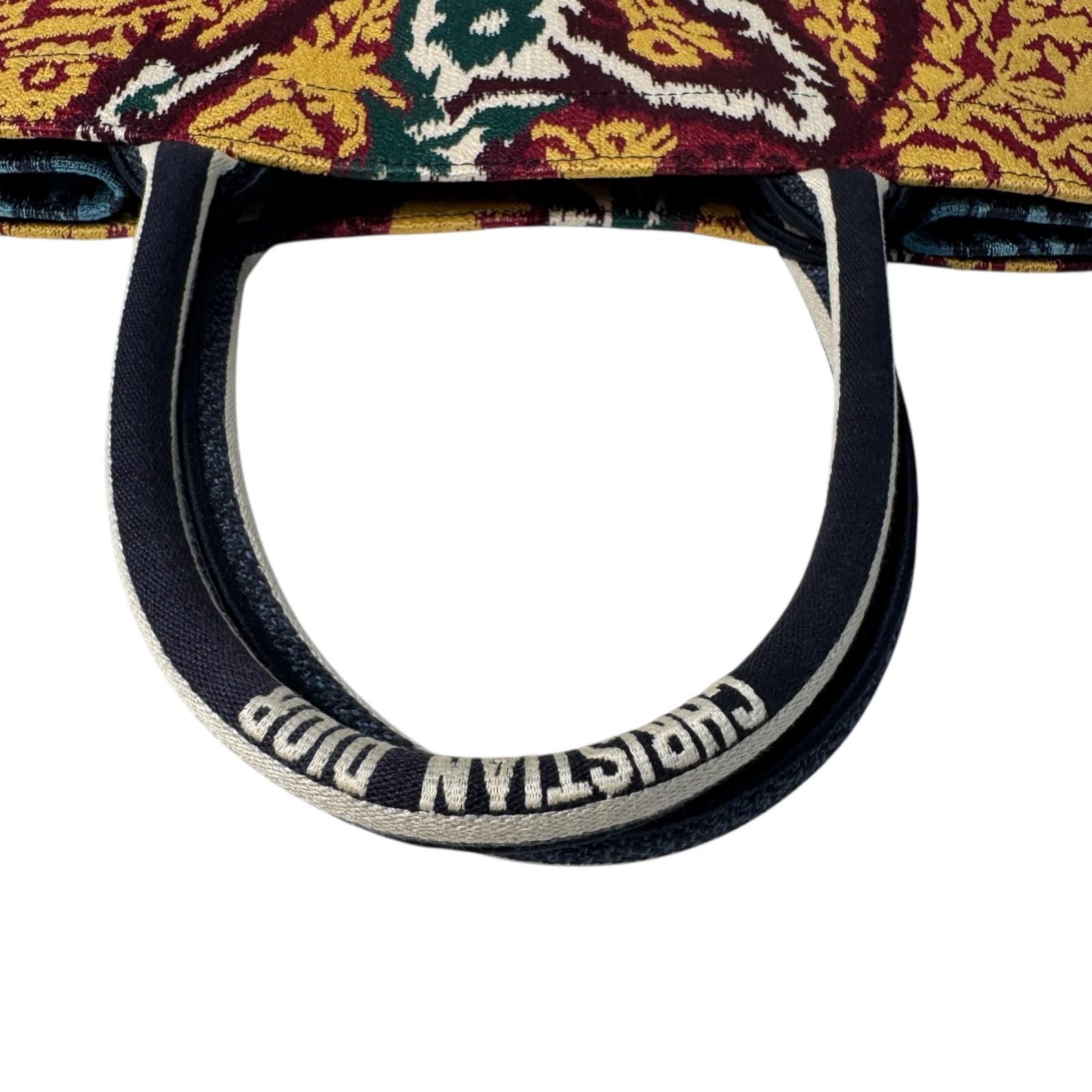 Dior Book Tote Bag Cruise Paisley Embroidery — view 6