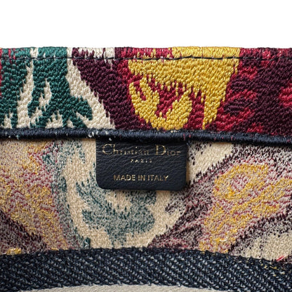 Dior Book Tote Bag Cruise Paisley Embroidery — view 8