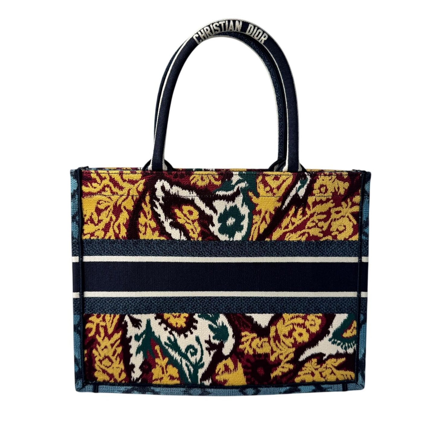 Dior Book Tote Bag Cruise Paisley Embroidery — view 2