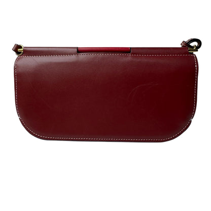 Loewe Gate Pochette Shoulder Bag Wallet Bordeaux Leather — view 3