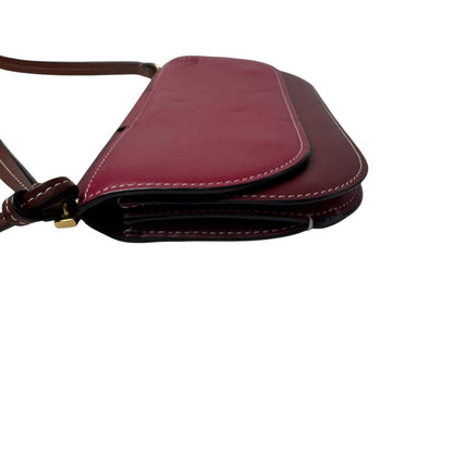 Loewe Gate Pochette Shoulder Bag Wallet Bordeaux Leather — view 5
