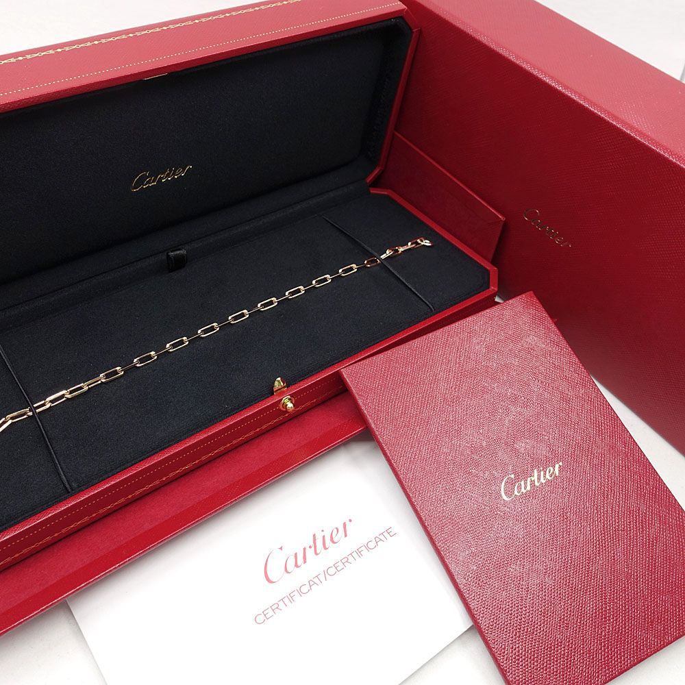 Cartier Bracelet Santos de Cartier Small PG 19.5 Card — view 6