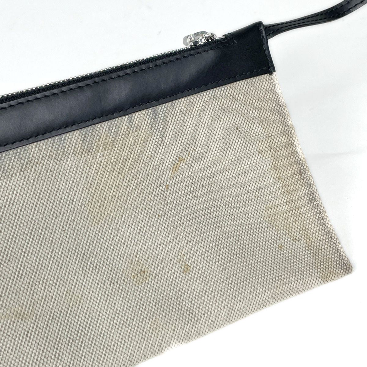 Balenciaga Tote Bag Navy Small Cabas Canvas Ivory Black — view 6