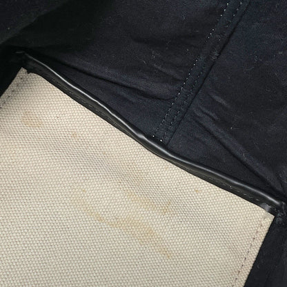 Balenciaga Tote Bag Navy Small Cabas Canvas Ivory Black — view 7