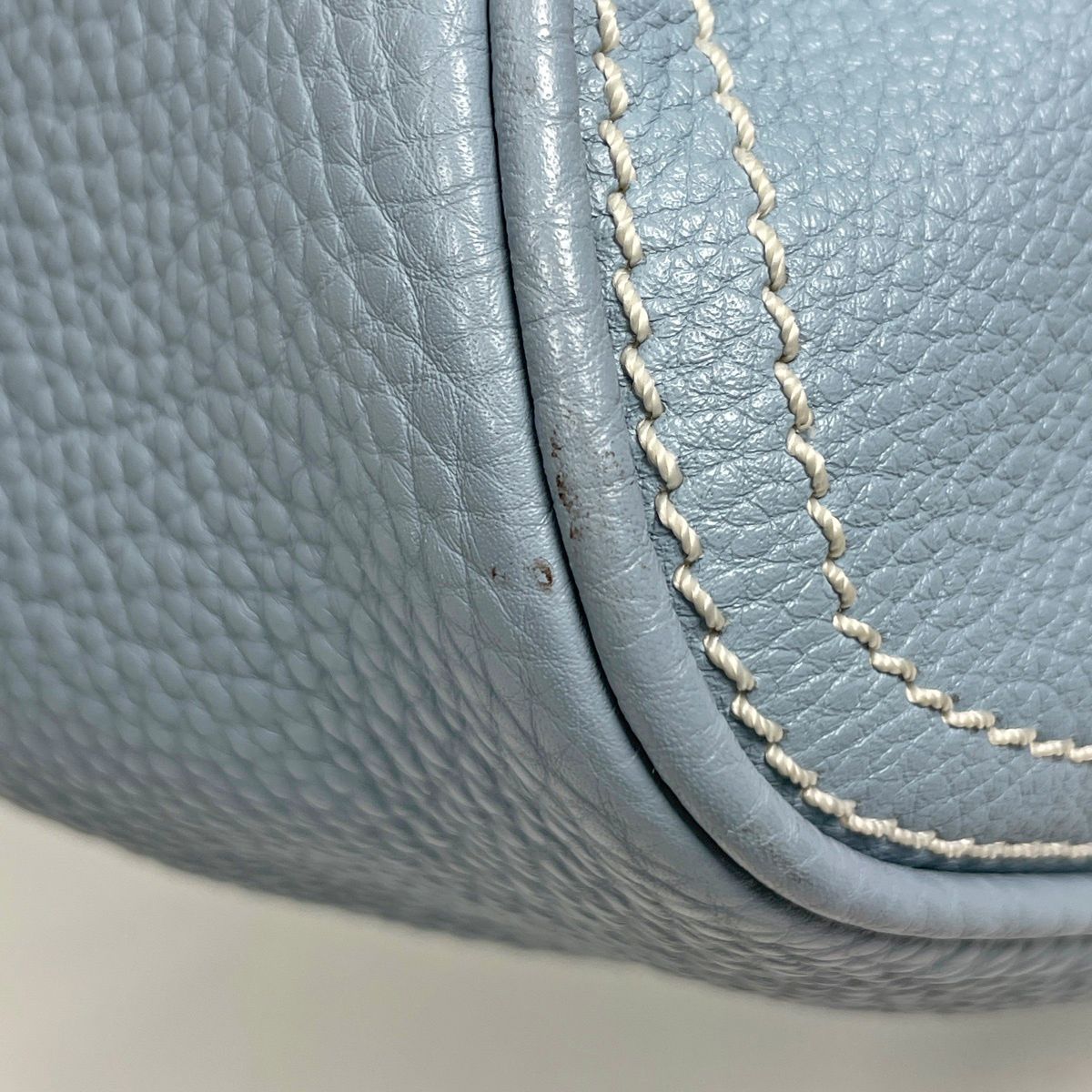 Celine Handbag Leather Light Blue — view 3