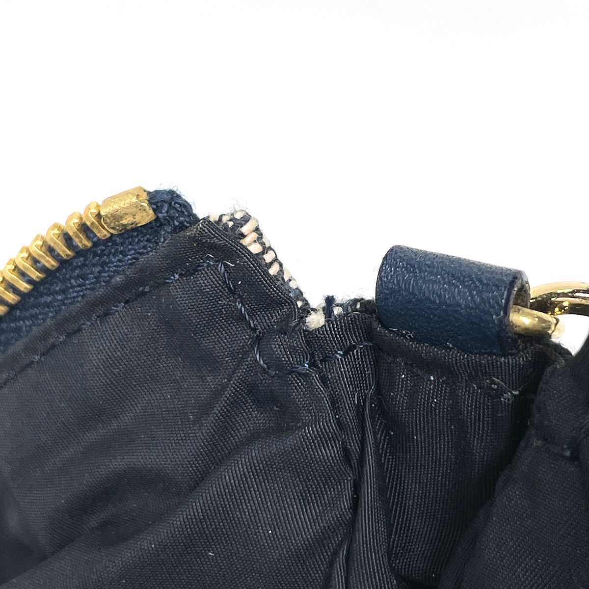 Dior Shoulder Bag Trotter Pattern Canvas Navy — view 6