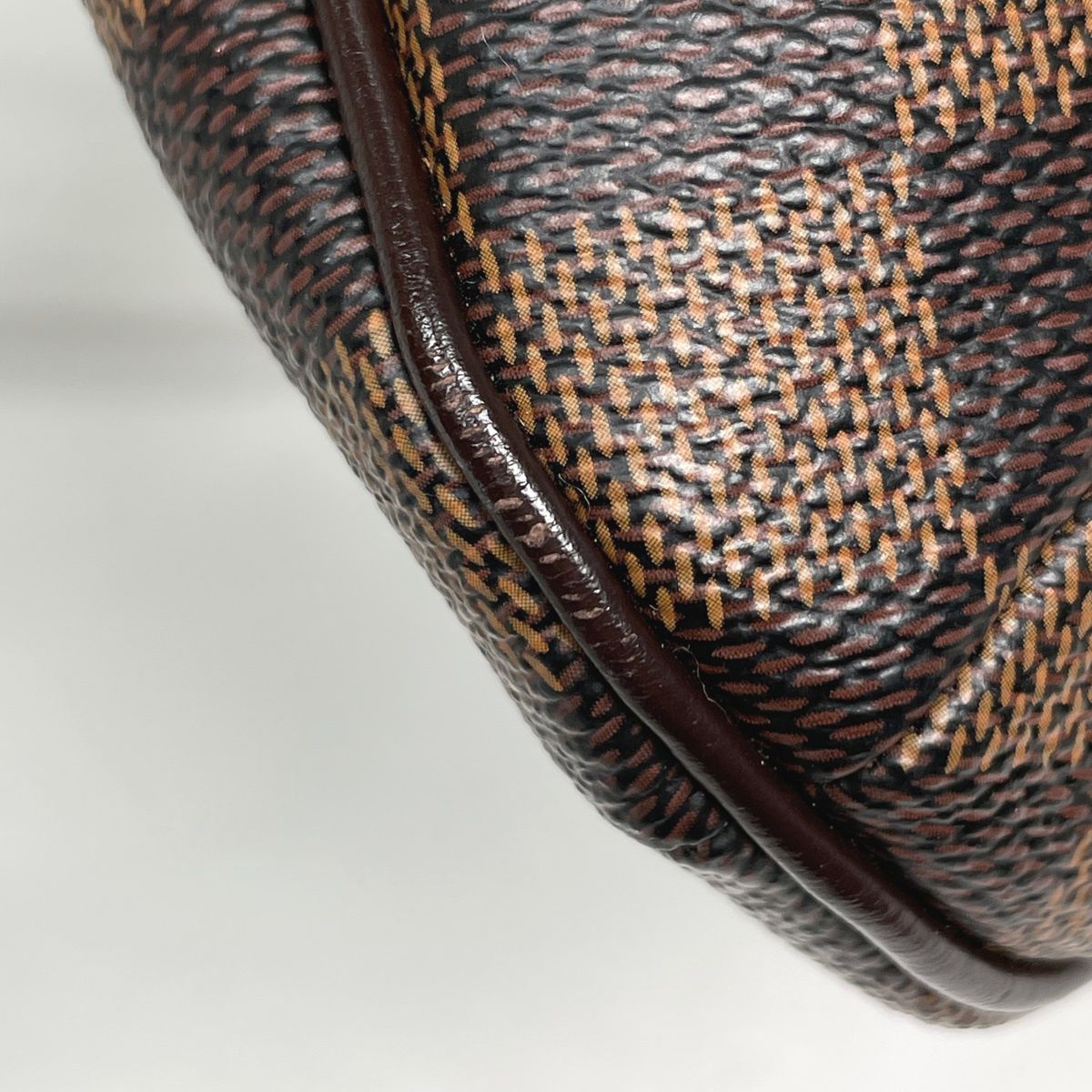 Louis Vuitton Blue Msbeli PM Shoulder Bag Damier Brown — view 3