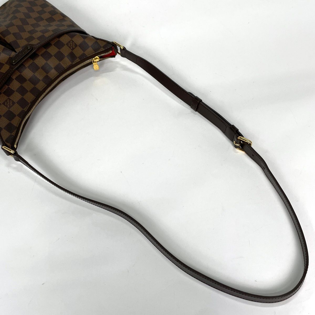 Louis Vuitton Blue Msbeli PM Shoulder Bag Damier Brown — view 6