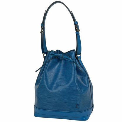 Louis Vuitton Noe Shoulder Bag Drawstring Epi Toledo Blue