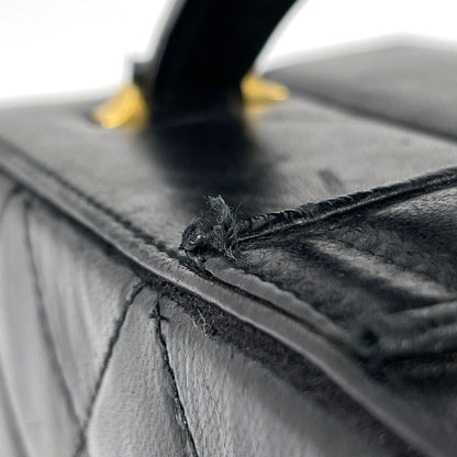 Chanel Handbag CC Logo 2-Way Leather Black — view 6