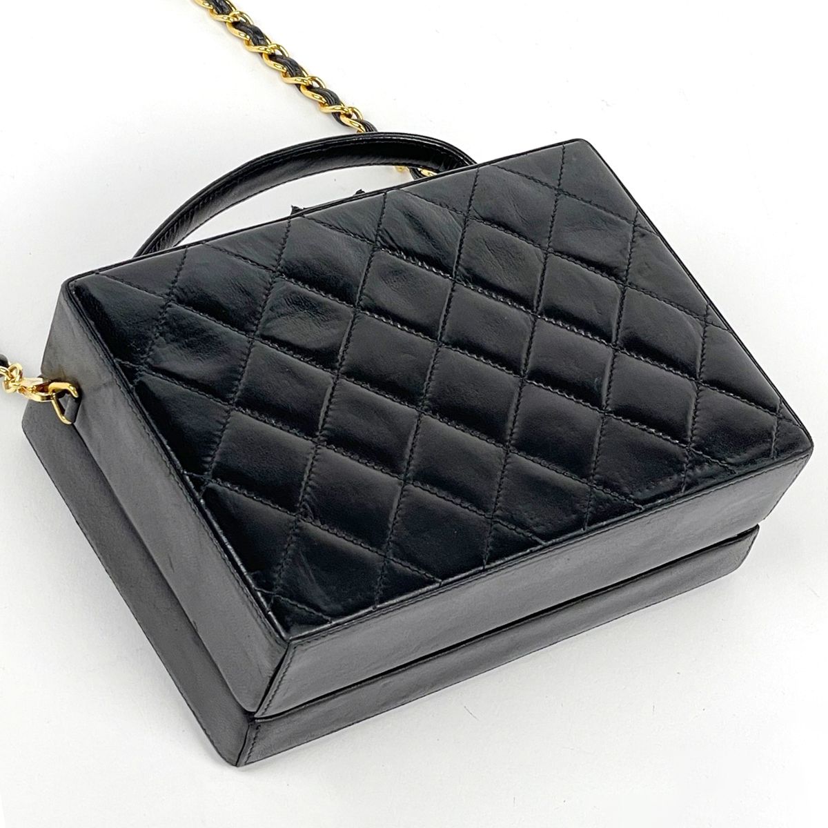 Chanel Handbag CC Logo 2-Way Leather Black — view 2