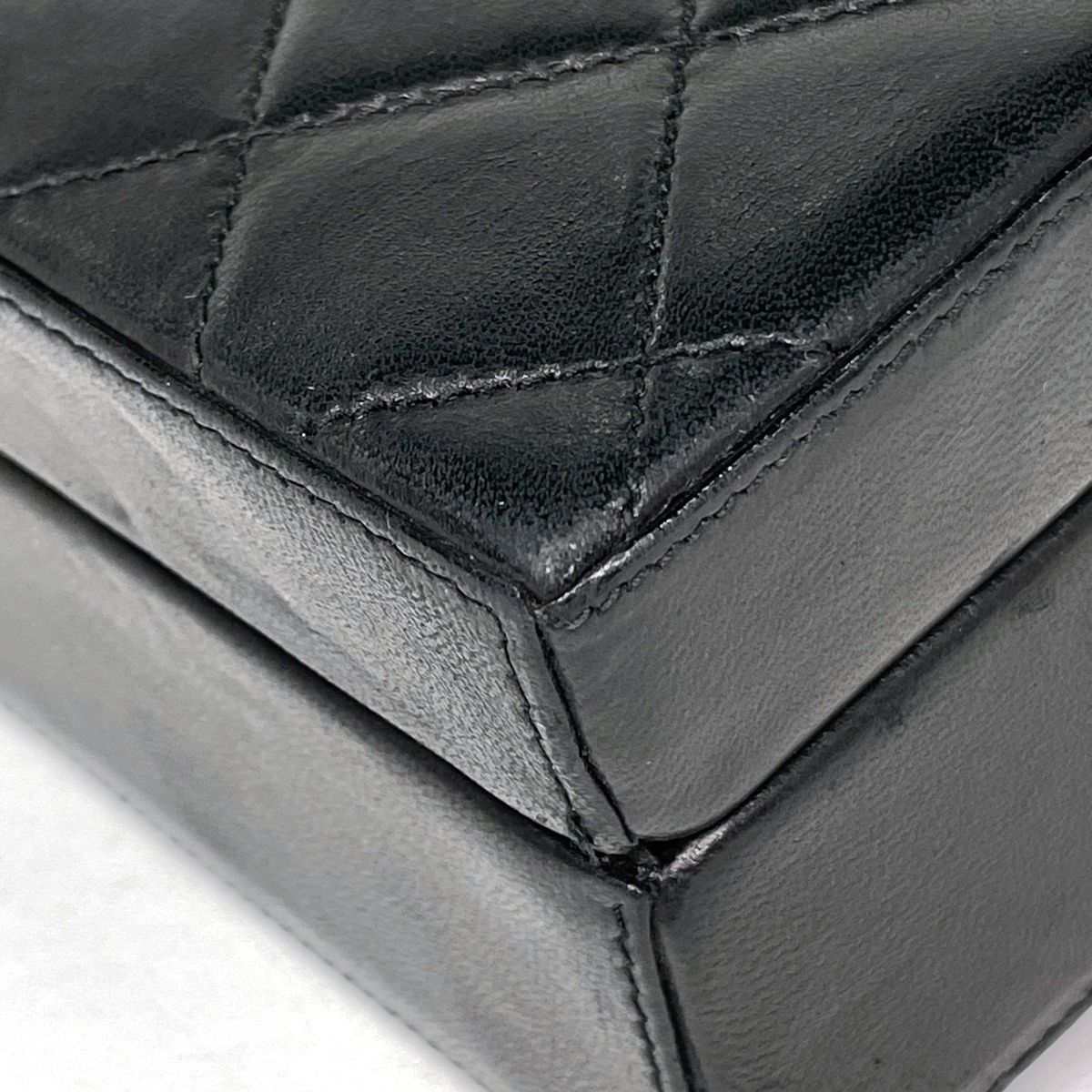 Chanel Handbag CC Logo 2-Way Leather Black — view 3