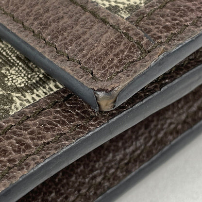 Gucci Wallet GG Pattern Sherry Line Web Beige Green — view 4