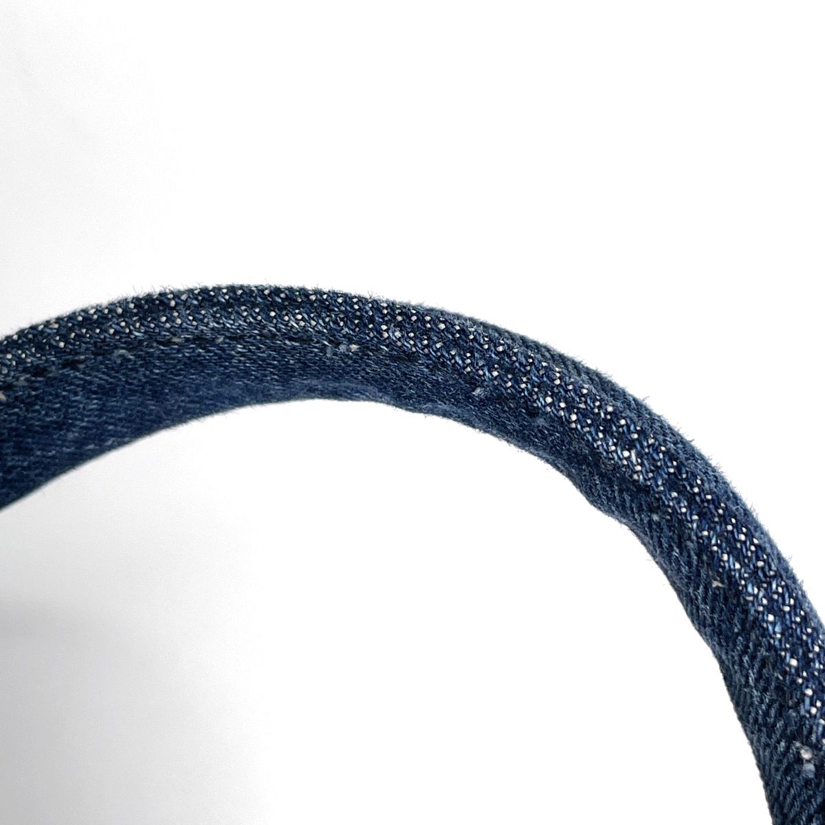 Prada Canapa Tote Bag Denim Blue — view 4