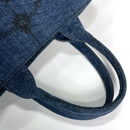 Prada Canapa Tote Bag Denim Blue — view 5