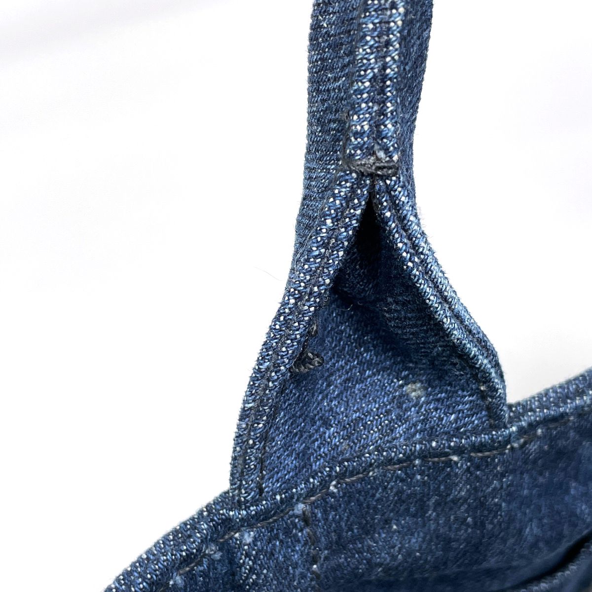 Prada Canapa Tote Bag Canvas Blue — view 4