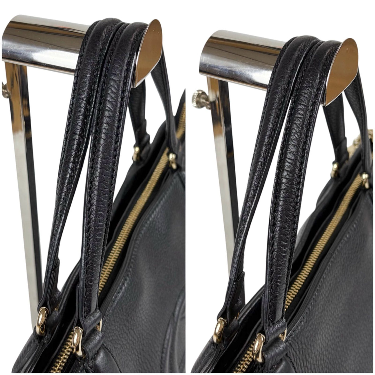 Gucci Soho Hand Tote Black Leather — view 6
