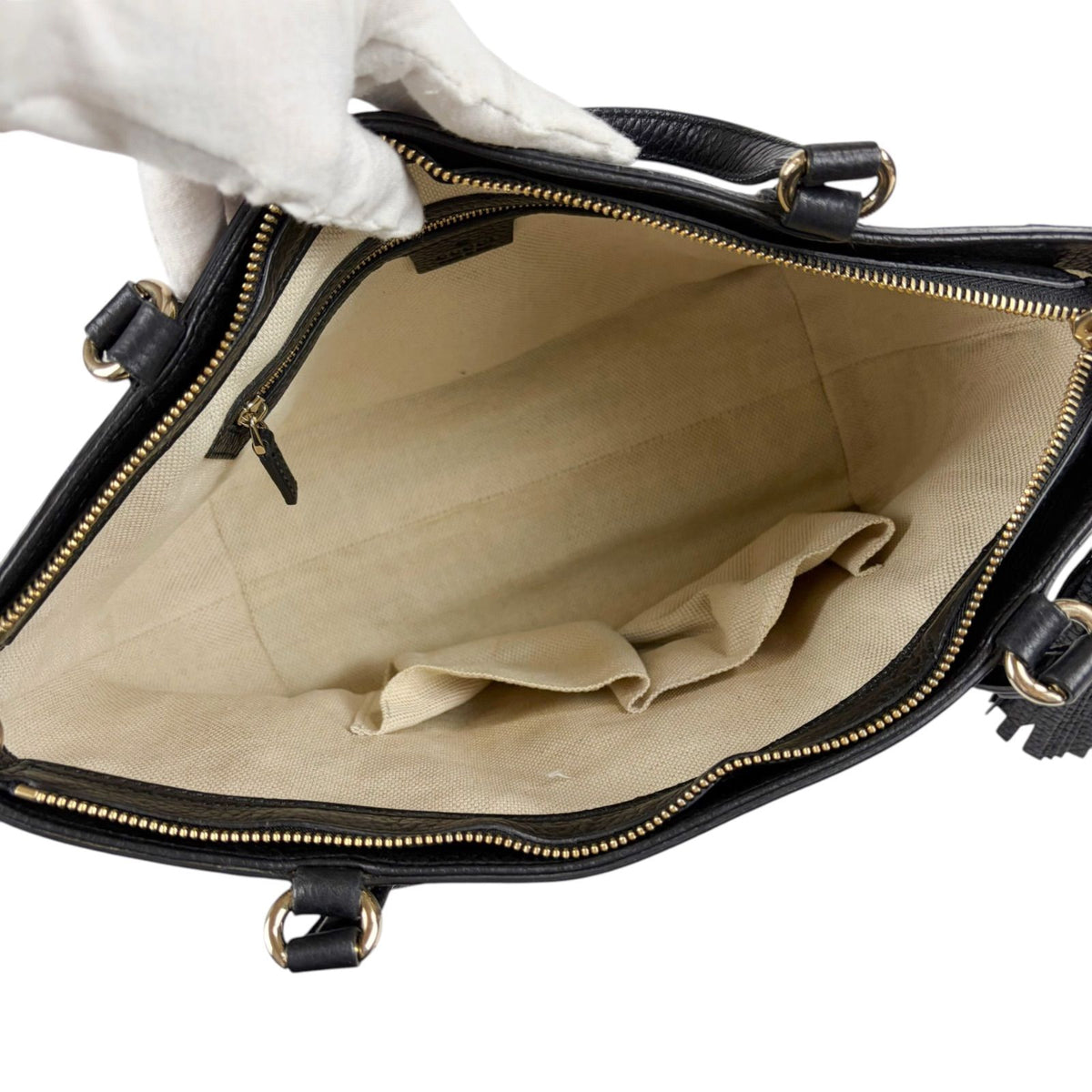 Gucci Soho Hand Tote Black Leather — view 7