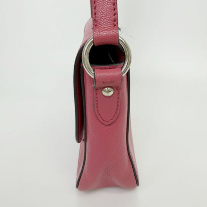 Miu Miu Madras Leather Push Lock Shoulder Bag Pink Vintage — view 5