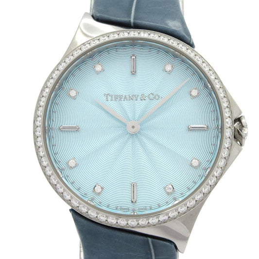 Tiffany & Co Watch Metro 2 Hand Ice Blue