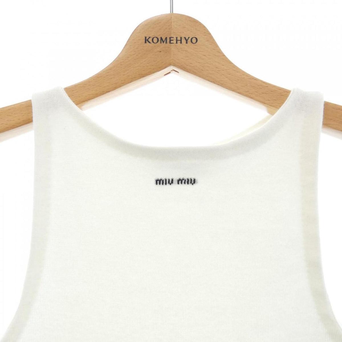 Miu Miu Logo Tank Top — view 5