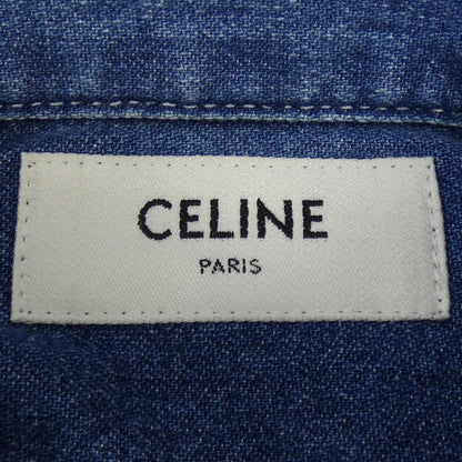 Celine Triomphe Shirt Blue — view 4