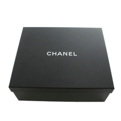 Chanel 21P CC Logo Chain Sandals Leather Black — view 7