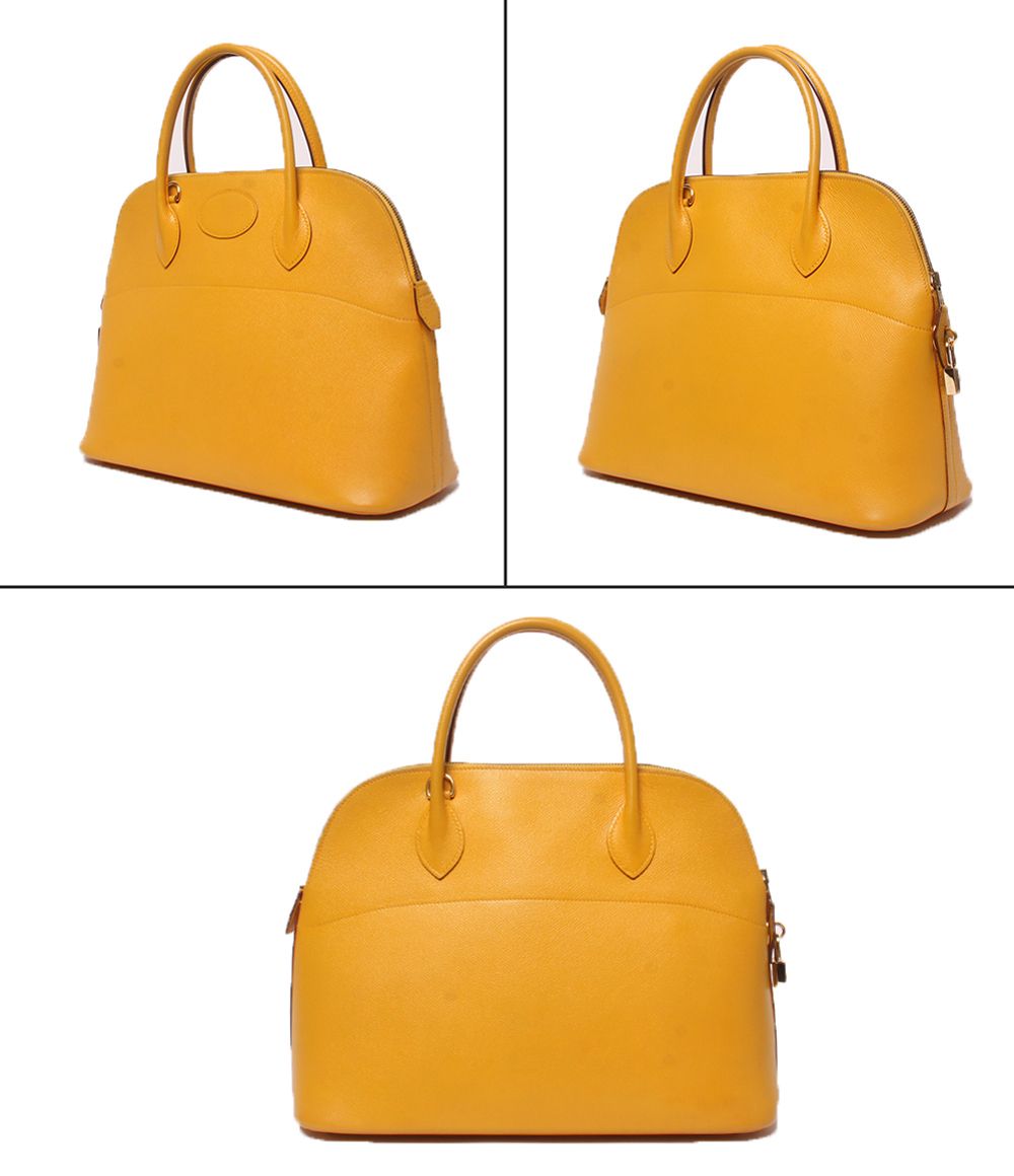 Hermes 2-Way Shoulder Bag Veau Epsom Gold Bolide 35 — view 2