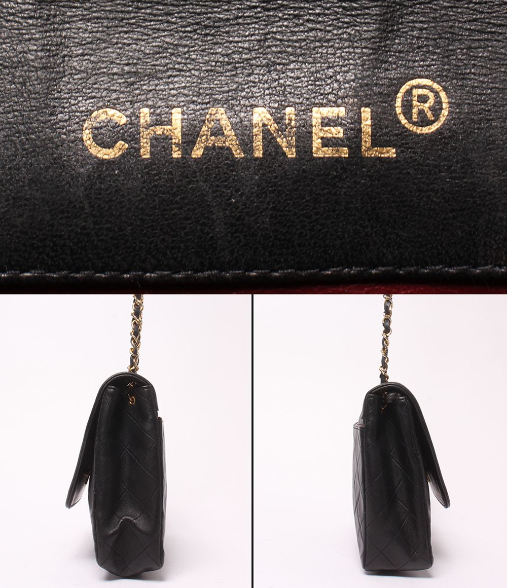 Chanel Chain Shoulder Bag Gold Single Flap Crossbody Diana Quilted — view 4